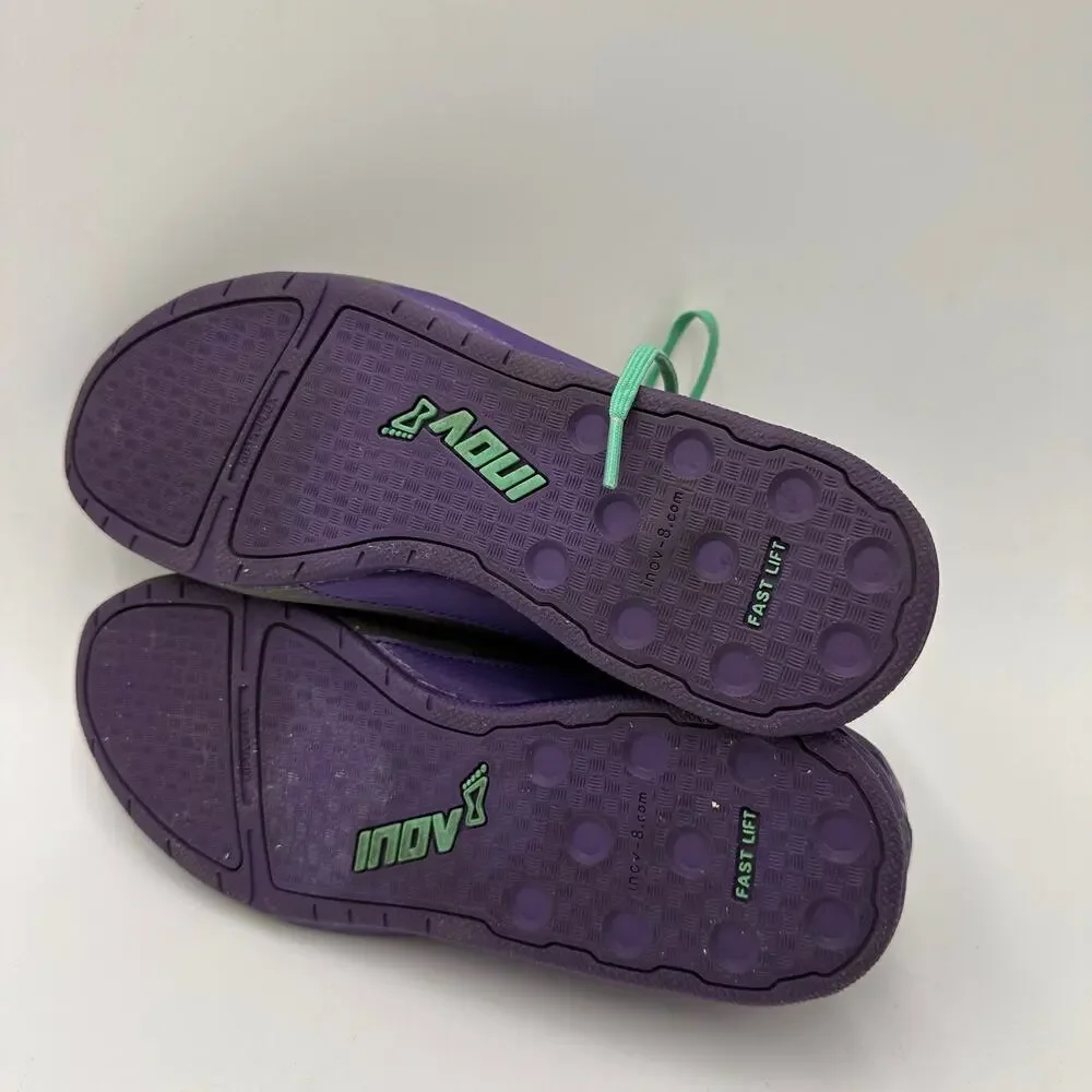 INOV-8 Fastlift 325 Shoes Grey & Mint Fitness Shoes Size 7.5